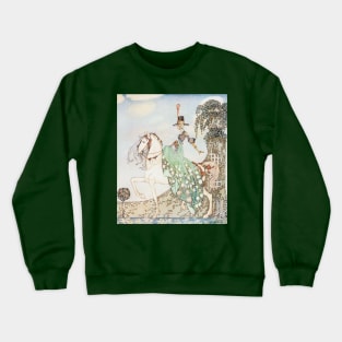 Vintage Fairy Tales, Princess Minon-Minette by Kay Nielsen Crewneck Sweatshirt